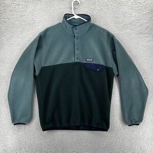Patagonia Fall 2016 Men's Synchilla Snap-T Carbon Fleece Pullover Sweatshirt M